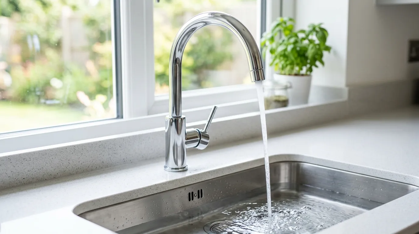Local Plumbing Master Pros same day plumber fixing a faucet in Coram, NY